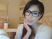 Korean Glasses 女の子 On Webcam