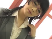 単体の10代美少女北見えり OL制服